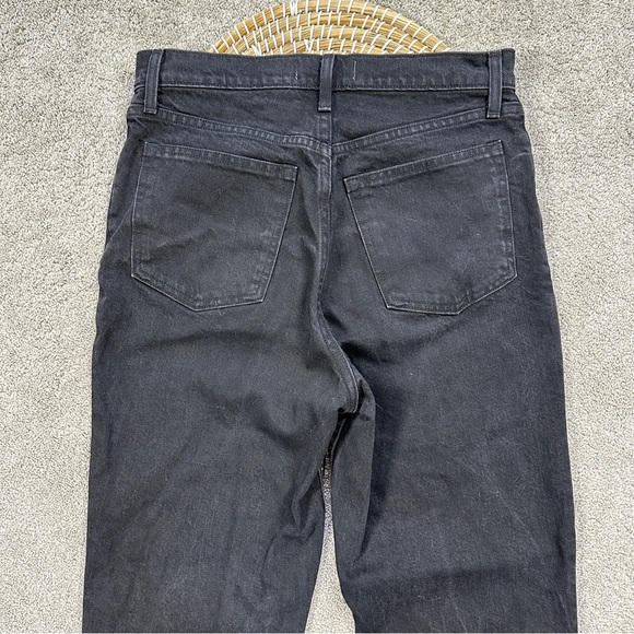 Abercrombie & Fitch Women’s The 90s Straight Ultra High Rise Jean in Black 29/8R - Picture 7 of 14